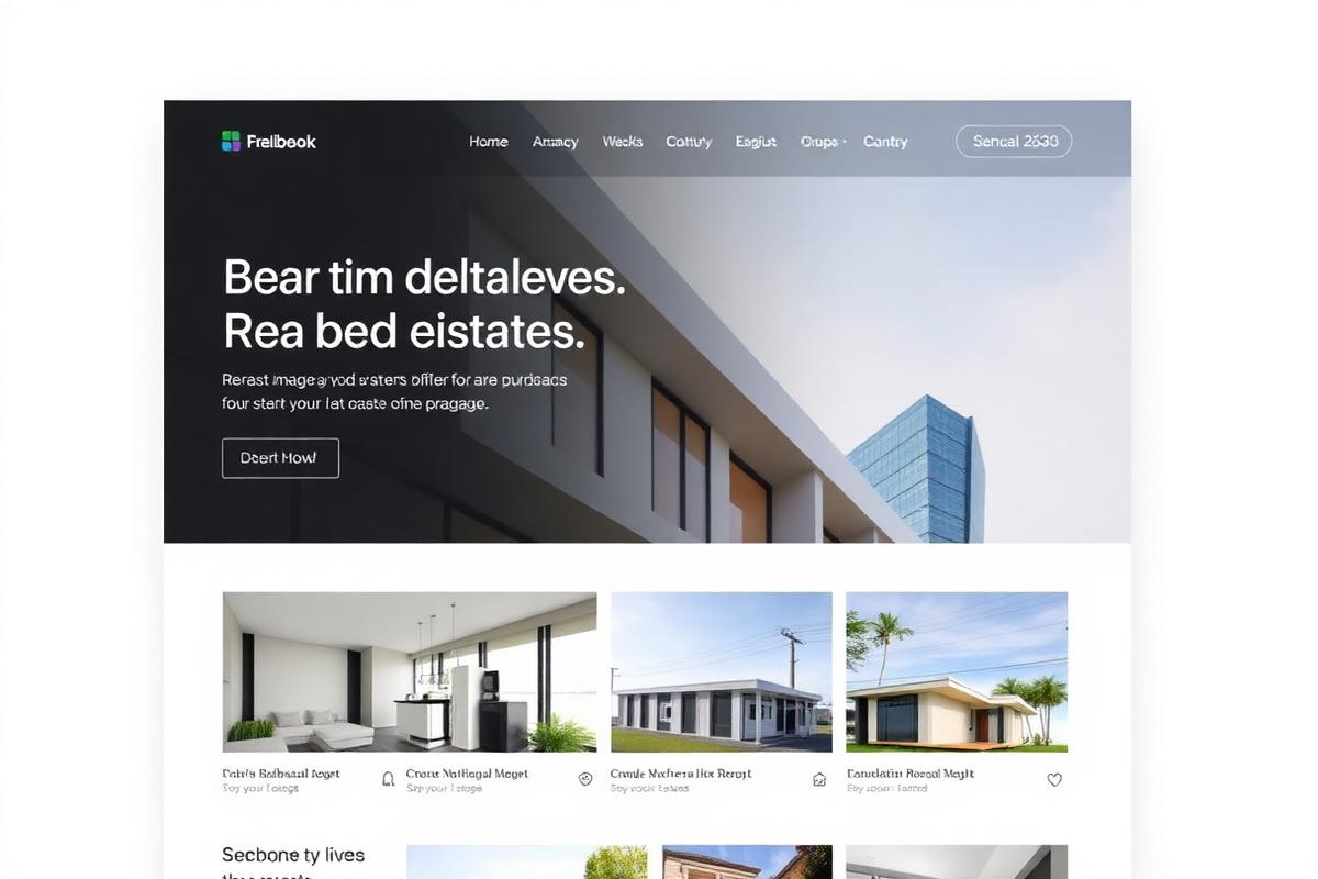 Real Estate website homepage concept — Anderson Realty Group