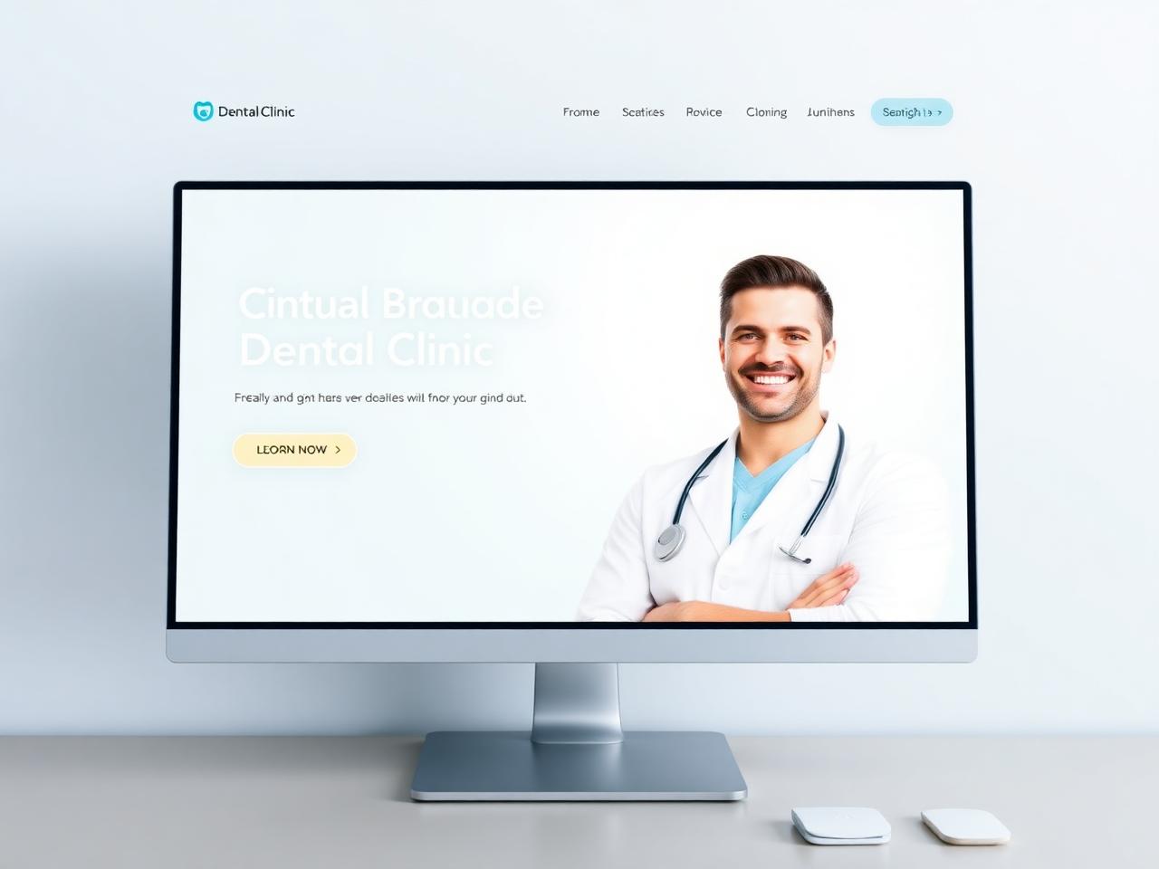 Dental & Medical website homepage design example — Riverbend Family Dental