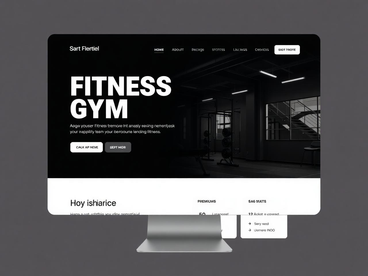 Fitness & Gyms website homepage design example — Westside Fitness Club
